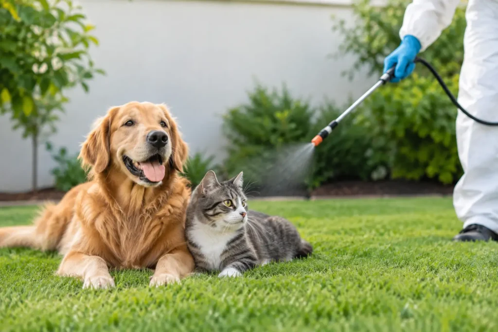 How to Protect Pets During Spraying Safely